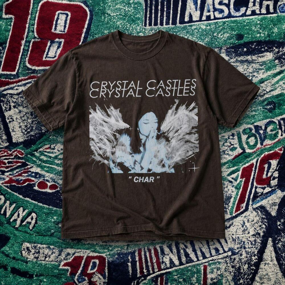 Crystal Castles Char Graphic Tee Dark Chocolate Unisex Shirt